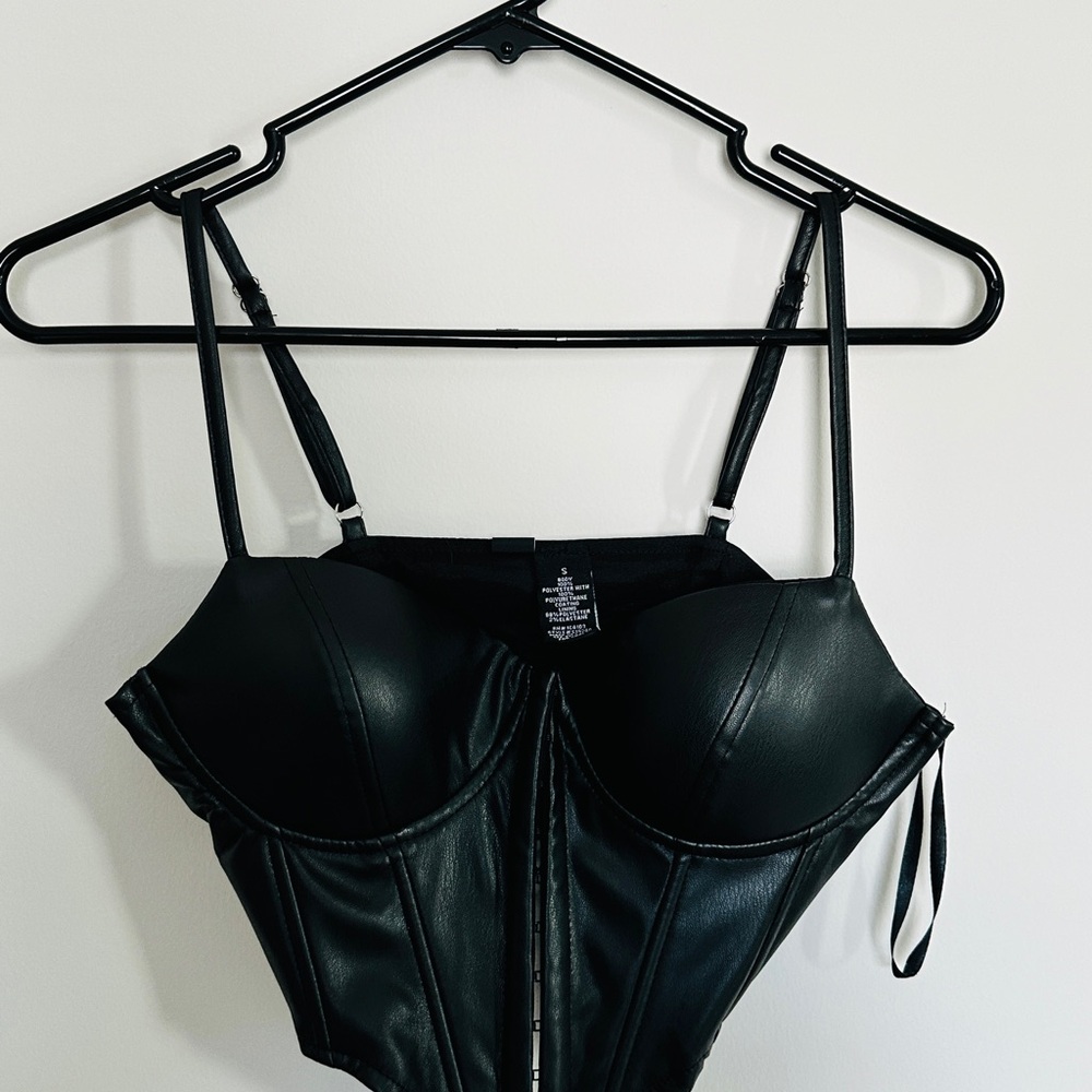 a black corset top
